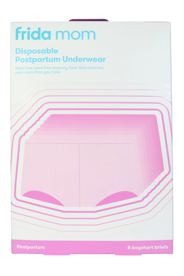 Frida Mom Boyshort Disposable Postpartum Underwear - Petite - Factory Sealed - 2