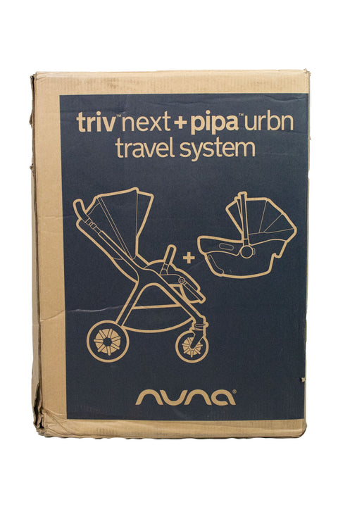 Nuna TRIV next + PIPA urbn Travel System  - Ocean - 2022 - Like New