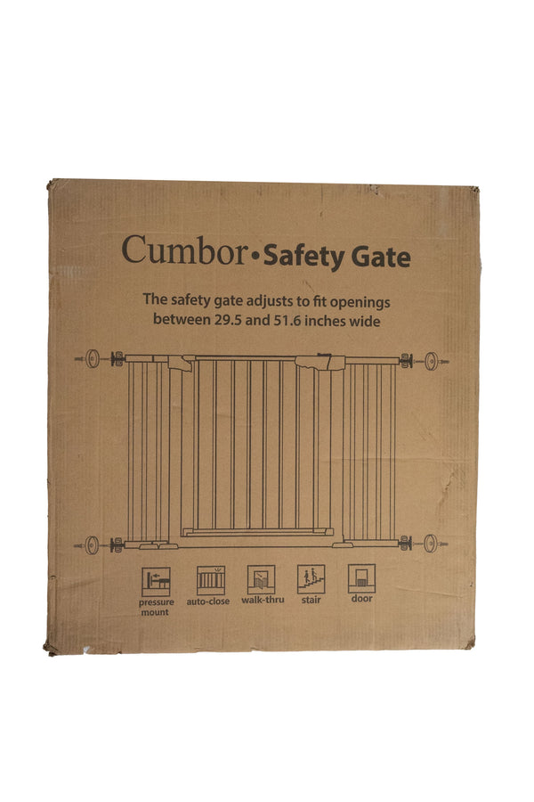 Cumbor 51.6 Inch Extra Wide Baby Gate - White - Factory Sealed - 2
