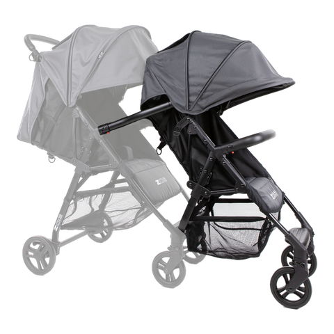 Buy classic-noah-grey-with-old-logo Zoe The Tandemᵛ¹ Add-On Seat