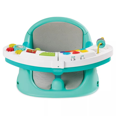 Infantino Music & Lights 3-in-1 Discovery Seat & Booster - Go Gaga Teal - Open Box
