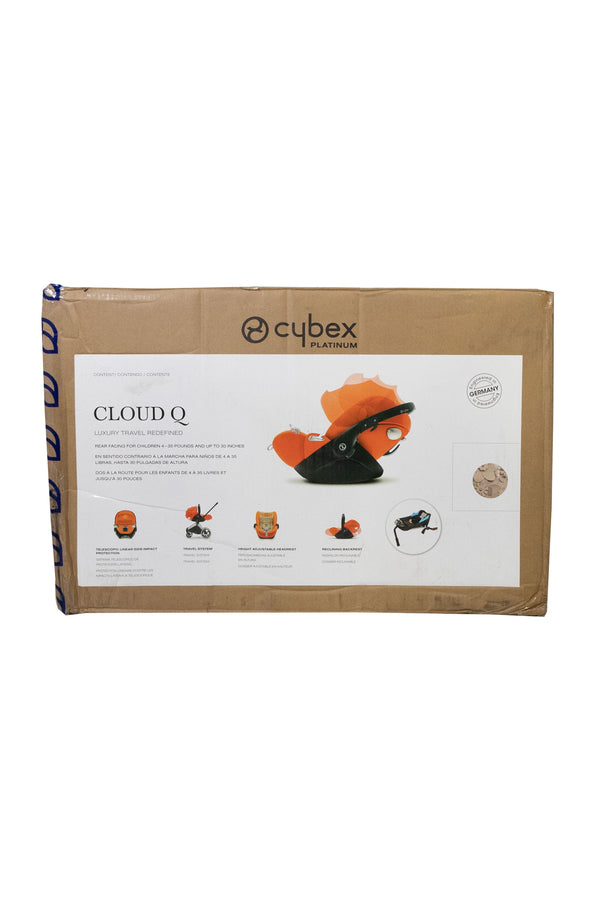 Cybex Platinum Cloud Q SensorSafe Infant Car Seat - Simply Flowers Beige - 2021 - Open Box - 2