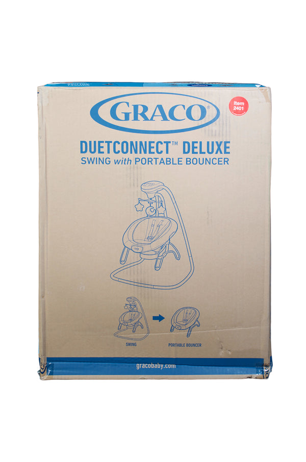 Graco DuetConnect Deluxe Swing with Portable Bouncer - Britton - Open Box - 2