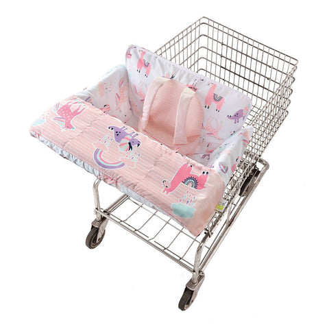 Go by Goldbug 2-In-1 Shopping Cart and High Chair Cover - Unicorn - Open Box