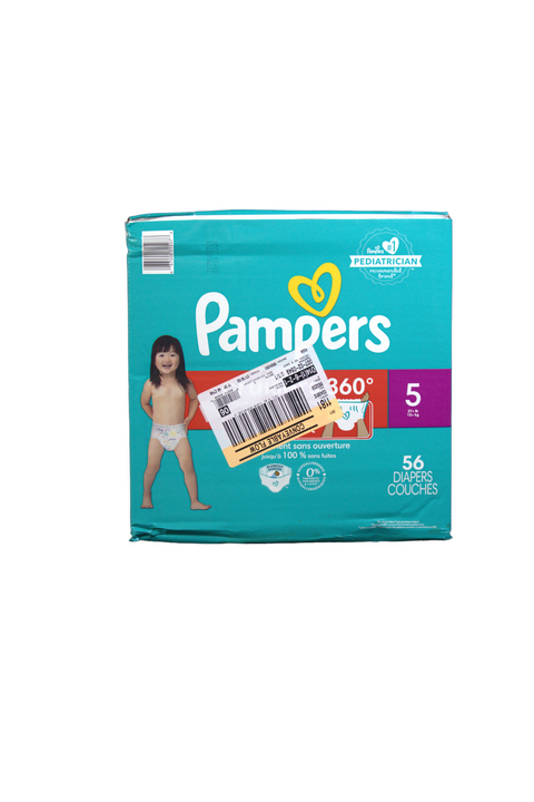 Pampers Cruisers 360° - Size 5 - 56 Count - Factory Sealed