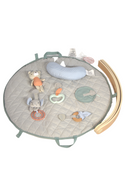 Ingenuity Cozy Spot Reversible Duvet Activity Gym & Play Mat with Wooden Bar - Loamy - Like New - 2