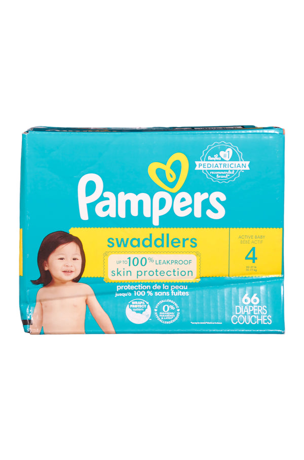 Pampers Swaddlers - Size 4 - 66 Count - Factory Sealed - 1
