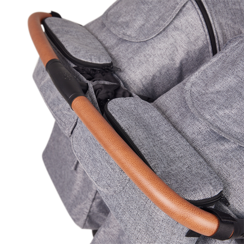 Zoe The Double Stroller Organizer - Grey