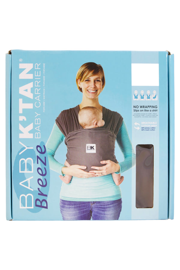 Baby K'tan Breeze Baby Carrier - Charcoal - XXS - 3