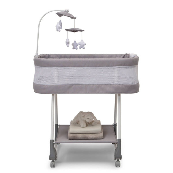 Simmons Kids' Shooting Star Rocking Bassinet with Air Flow Mesh - Platinum - Open Box - 1