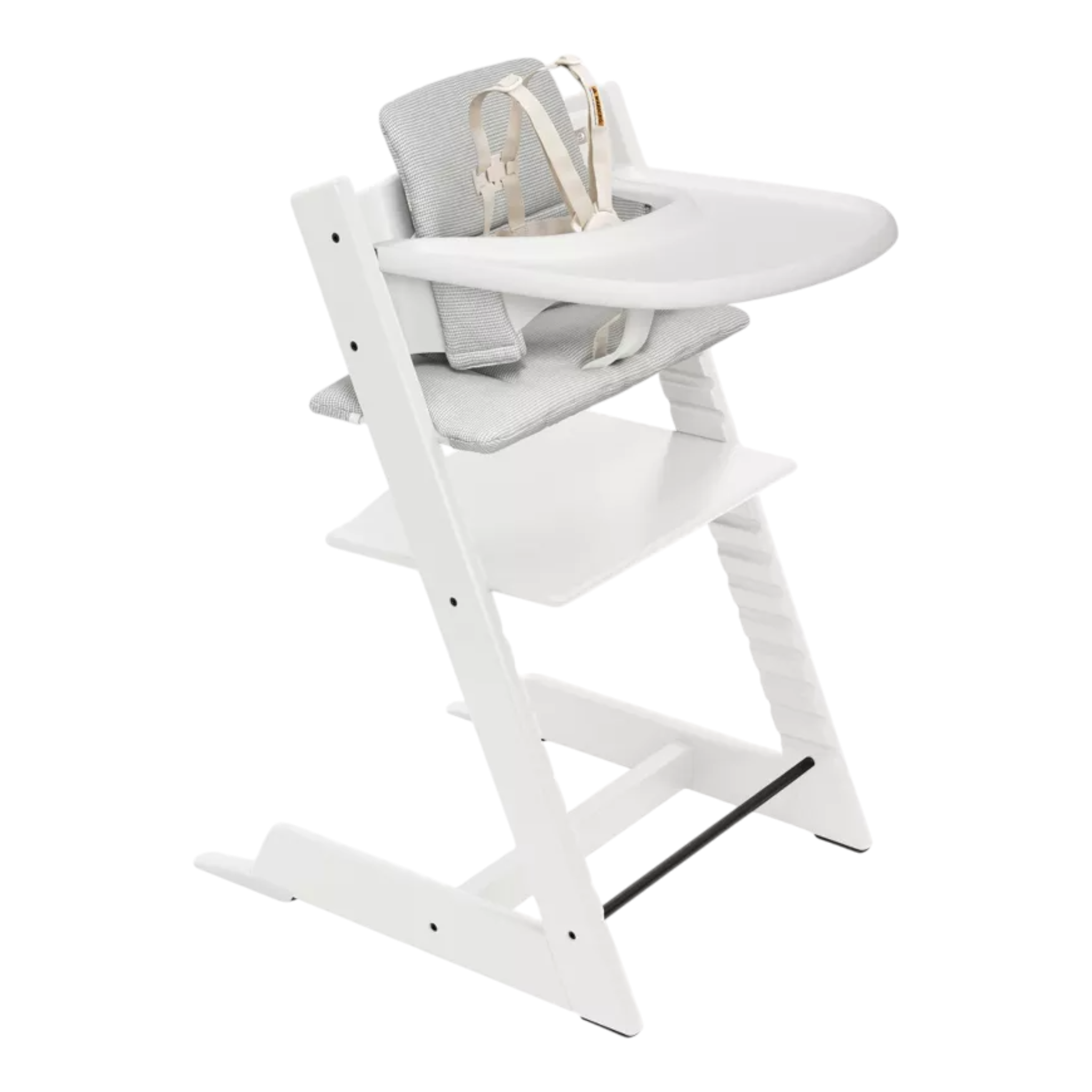stokke tripp trapp high chair white Stokke Tripp Trapp High Chair² & Cushion with Tray