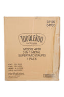 Toddleroo by North States 3 in 1 Metal Superyard - Taupe - 2