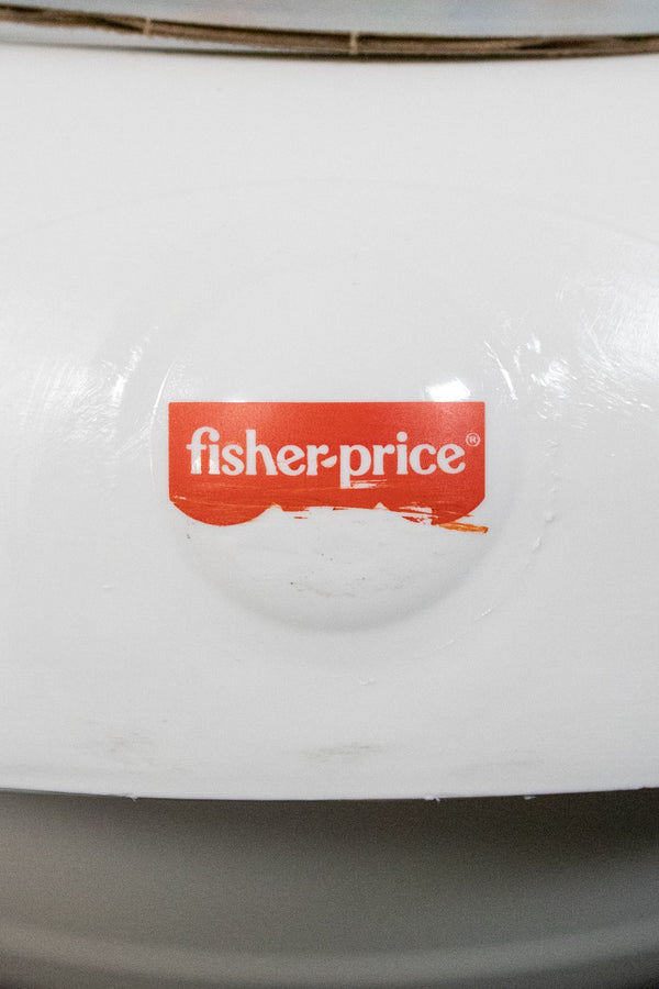 Fisher-Price  4-in-1 Sling 'n Seat Bath Tub - Light Blue/Orange - Gently Used - 2