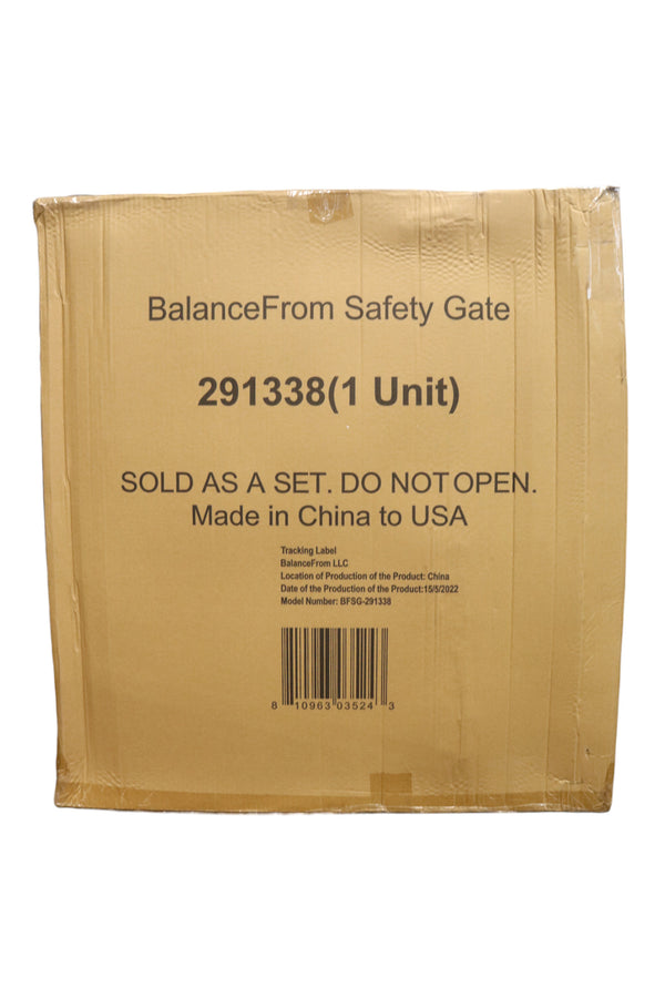 Balancefrom Easy Walk-Thru Safety Gate  - White - 2
