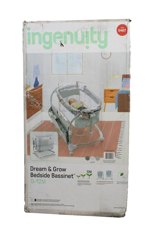 Ingenuity Dream & Grow Bedside Bassinet - Dalton - Like New - 2