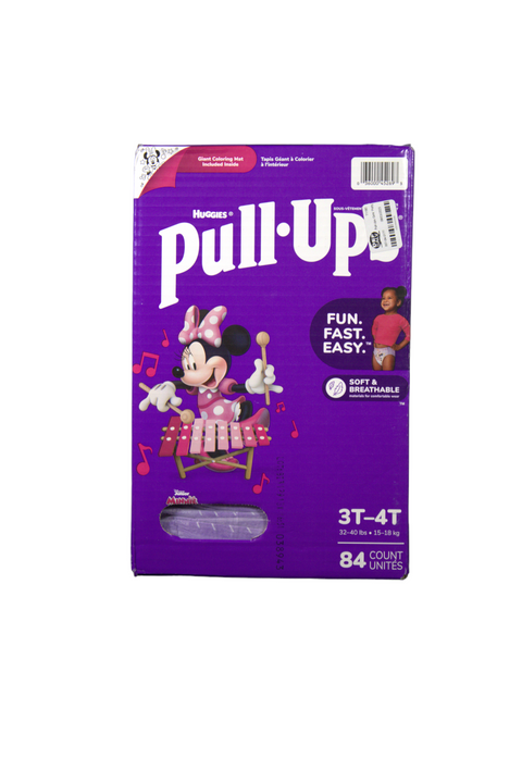 Huggies Pull-Ups Training Pants - Minnie 3T-4T 84 count - 3T-4T - Factory Sealed