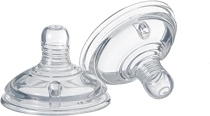 Tommee Tippee Closer To Nature Baby Bottle Nipples - Medium Flow - 2 Pack - Factory Sealed