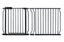 COSEND Extra Wide Pressure Mounted Baby Gate - Black - Open Box - 1