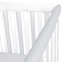 Go Mama Go Designs Reversible Cotton Teething Guard -  52 Inch x 12 Inch - Grey/White - 1