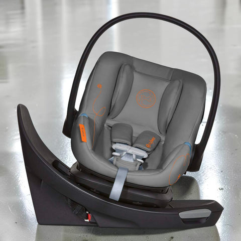 Buy lava-grey Cybex Aton G Swivel Infant Car Seat With SensorSafe