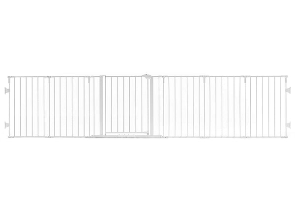 Regalo Super Wide Adjustable Baby Gate and Play Yard - White - 1