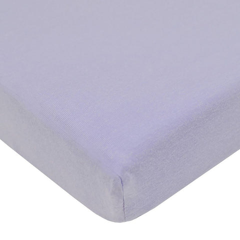 TL Care Crib Sheet - Jesery Cotton - Lavender  - Open Box