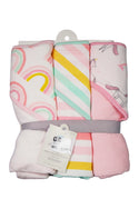Cloud Island Infant Hooded Towel - Unicorn Adventure - 3 Pack - Gently Used - 2