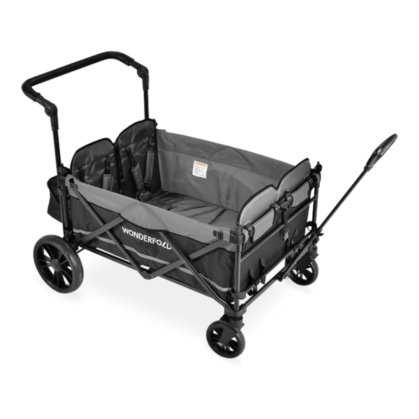 Wonderfold X4 Push and Pull Quad Stroller Wagon - 2