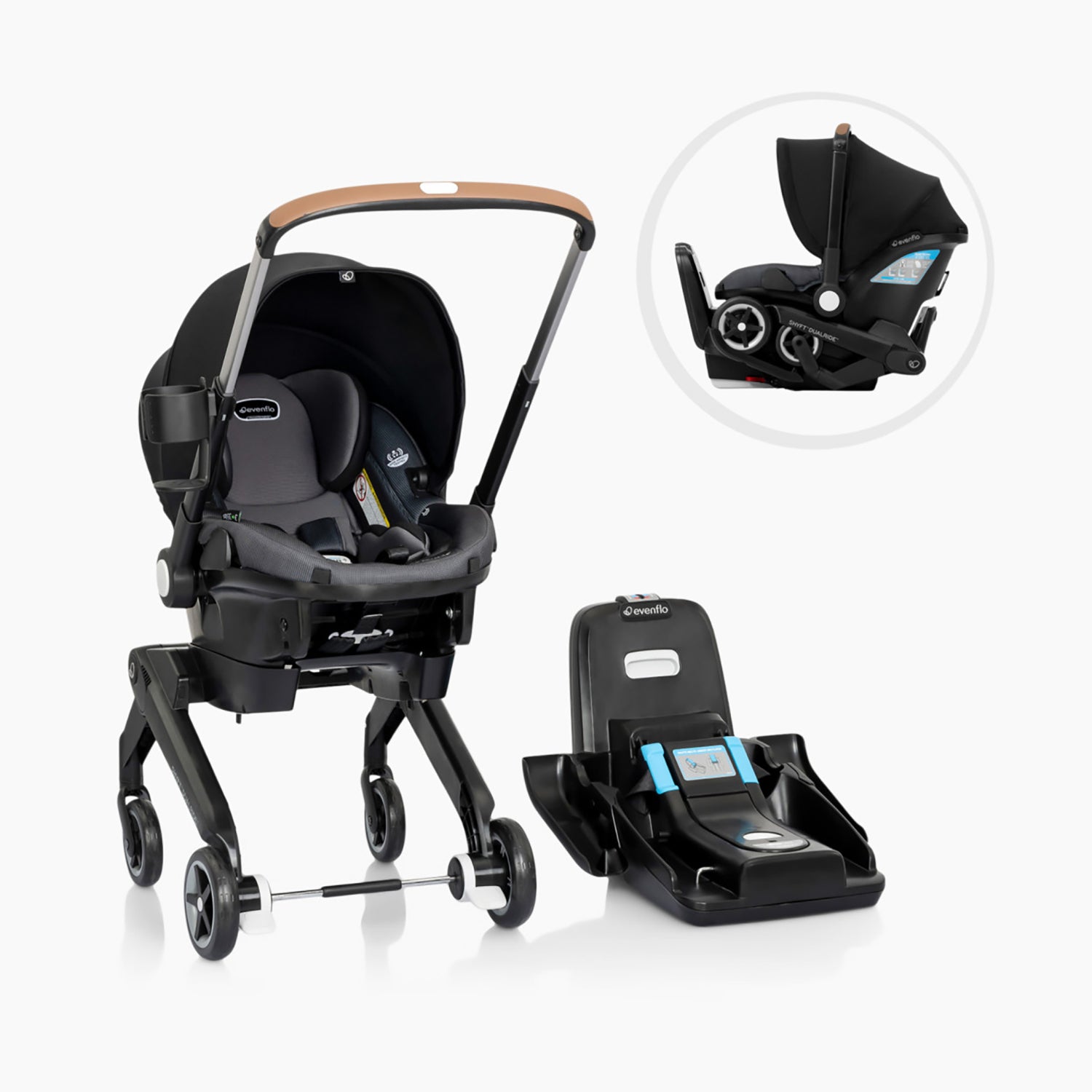 Baby car seat store stroller combo sale