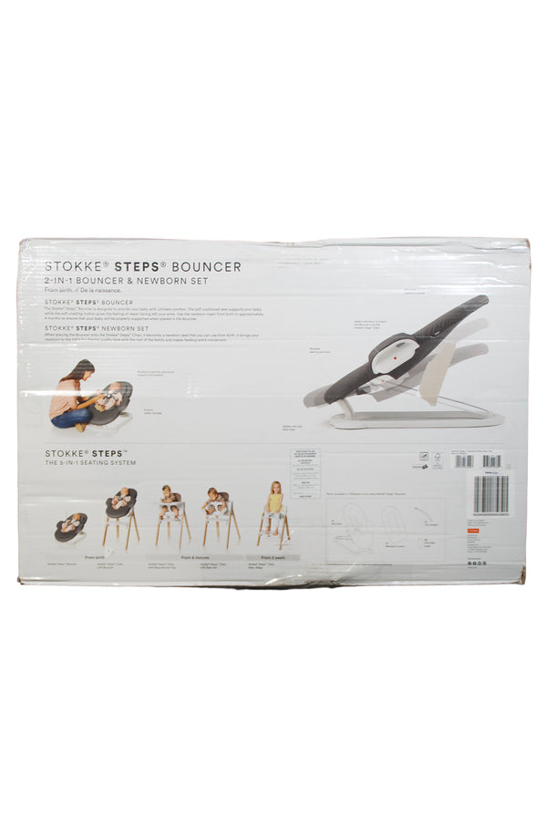 Stokke Steps Bouncer - White Deep Grey - 3