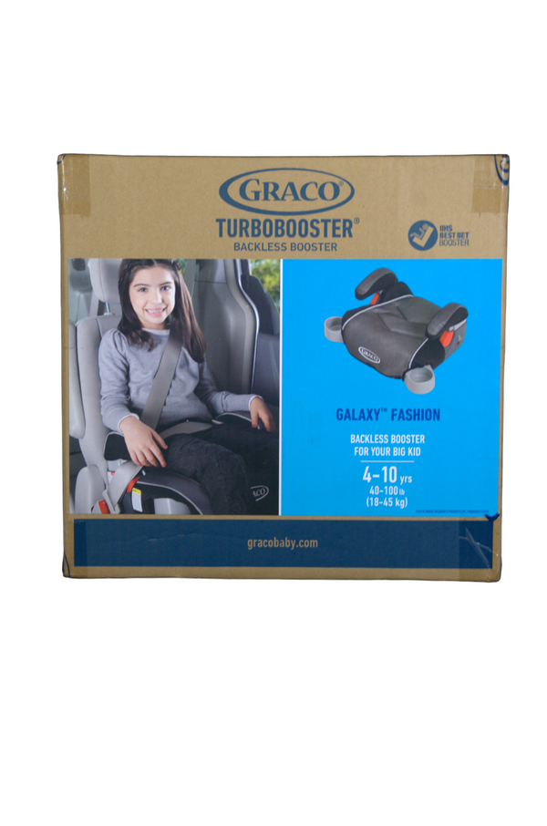 Graco Turbobooster Backless Booster Seat - Galaxy - 4-10 years - 2022 - Open Box - 4