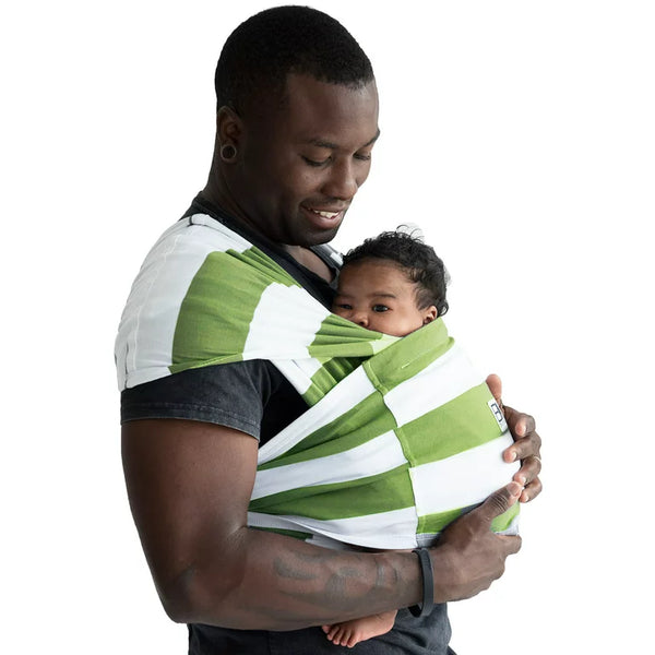 Baby K'tan Original Baby Carrier - Olive Stripe - XL - 1