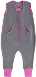 Baby Deedee Sleep Kicker Wearable Blanket - 2T-4T - Slate/Hot Pink - 1