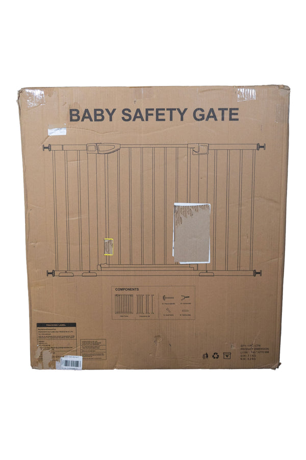 Yacul Baby Safety Gate - Black - Open Box - 3