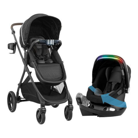 Evenflo Shyft Intuiti+ and Revolve180 LiteMax NXT Travel System with SensorySoothe