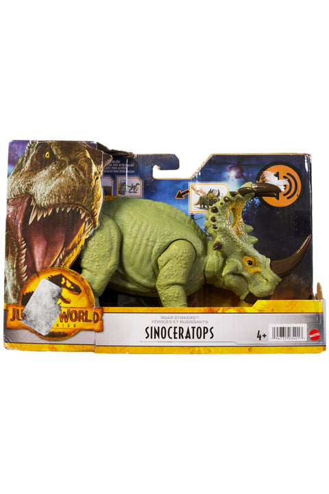 Mattel Jurassic World Dominion Roar Strikers Sinoceratops Dinosaur  - Original