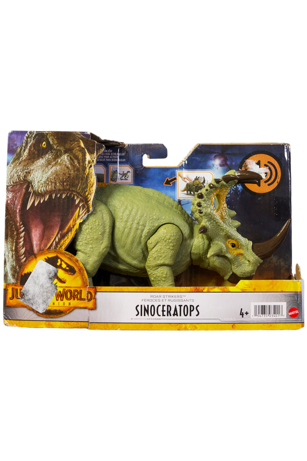 Mattel Jurassic World Dominion Roar Strikers Sinoceratops Dinosaur  - Original - 1