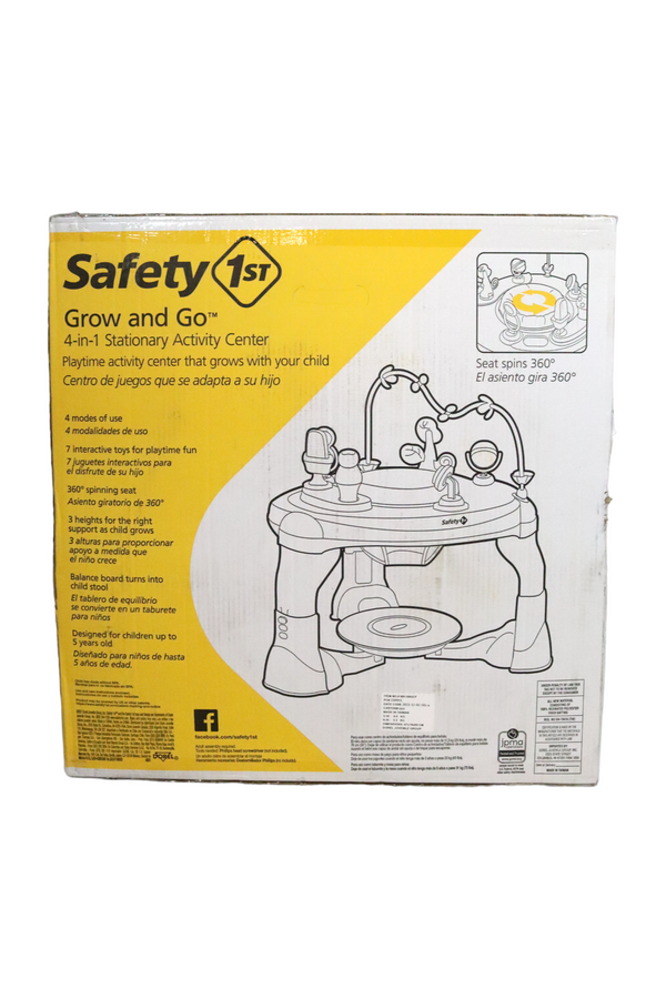 Safety 1st Grow and Go 4-in-1 Stationary Activity Center - Oslo Pink - Factory Sealed - 3