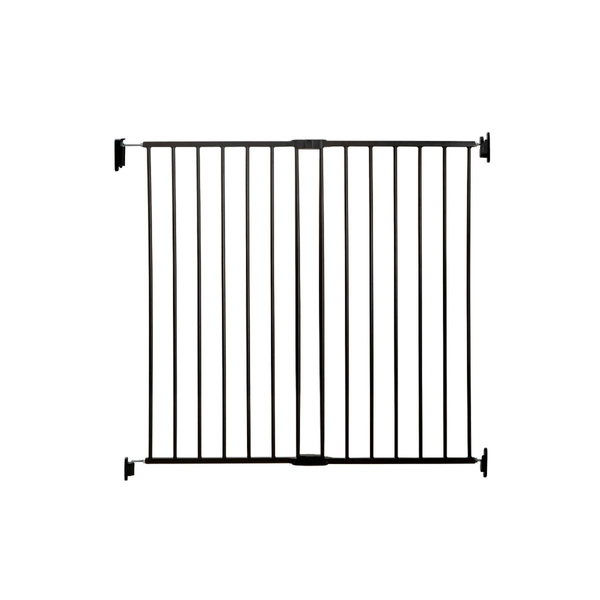 Regalo Extra Tall Top of Stairs Gate - Black - 1