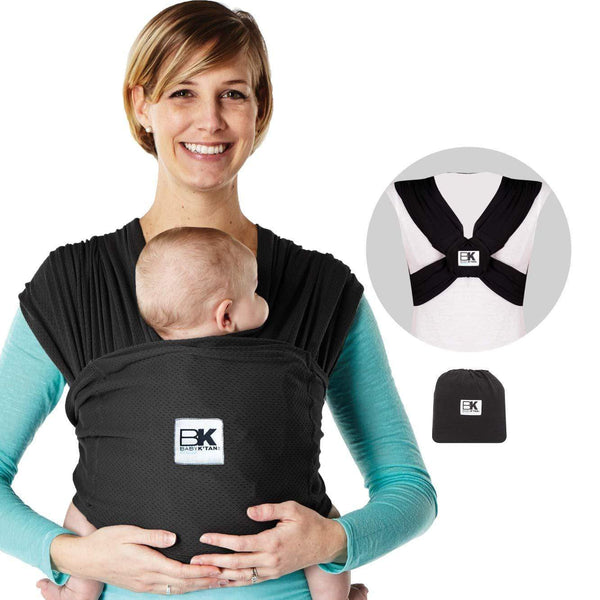 Baby K'tan Breeze Baby Carrier - Black - XS - 1