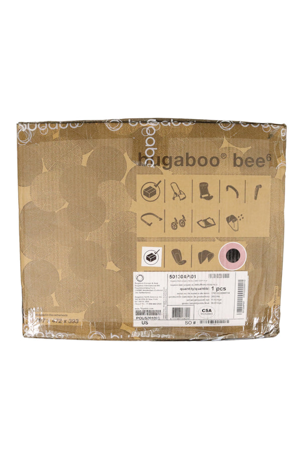 Bugaboo Bee 6 - Aluminum/Grey/Soft Pink - 2022 - Open Box - 3