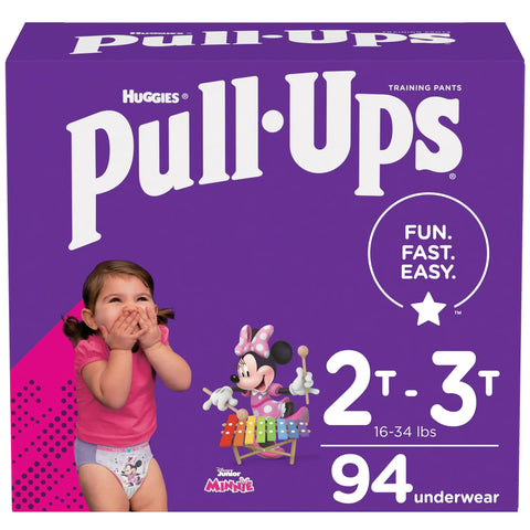 Huggies Pull-Ups Training Pants - 2T-3T 94 Diapers - Open Box