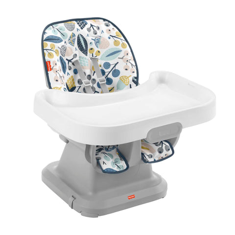 Fisher-Price Spacesaver High Chair - Navy Foliage