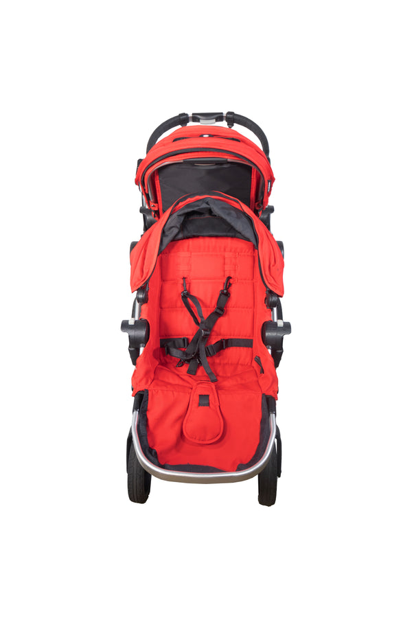 Baby Jogger City Select Stroller - Double - Ruby Red - 2010 - Gently Used - 2