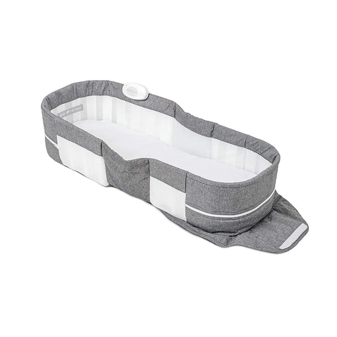 Baby Delight Snuggle Nest Harmony Portable Infant Lounger - Charcoal Tweed - Open Box
