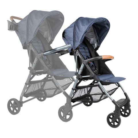 Buy luxe-navy-blue-with-old-logo Zoe The Tandemᵛ¹ Add-On Seat