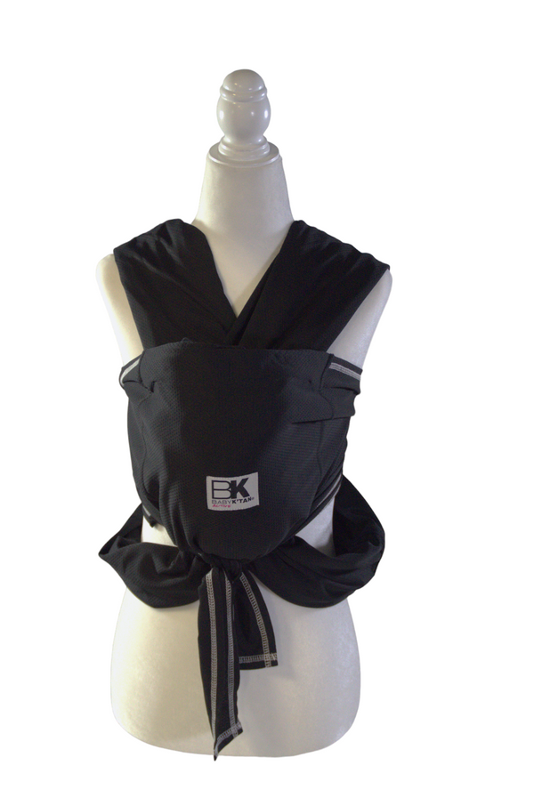 Baby K'tan Active Baby Carrier - Black - XS - 6