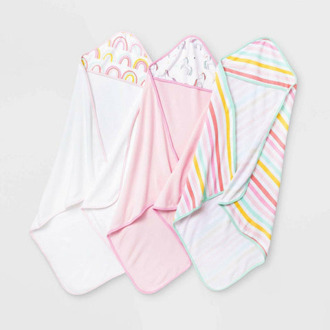 Cloud Island Infant Hooded Towel - Unicorn Adventure - 3 Pack - Gently Used