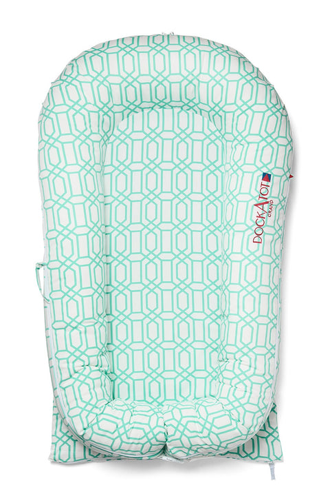 DockATot Grand - Minty Trellis