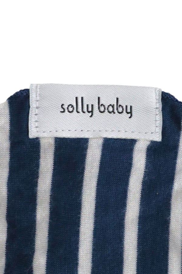 Solly Baby Wrap - Navy and White Stripes - Regular - Gently Used - 2